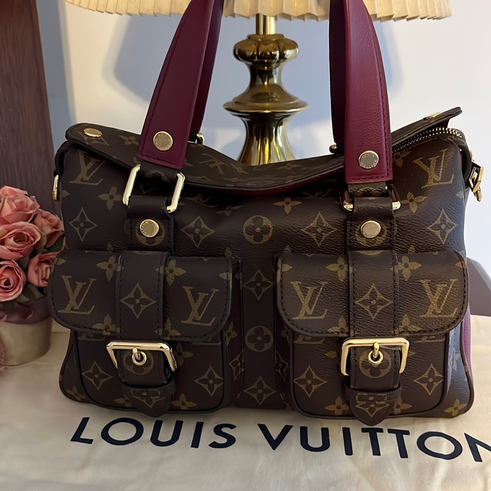 Louis Vuitton Manhattan NM Raisin